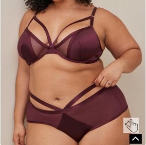 Strappy Satin Tanga Panty